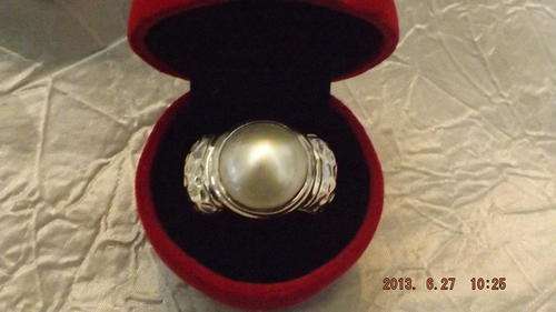 Magnificent Mabe Pearl Ring