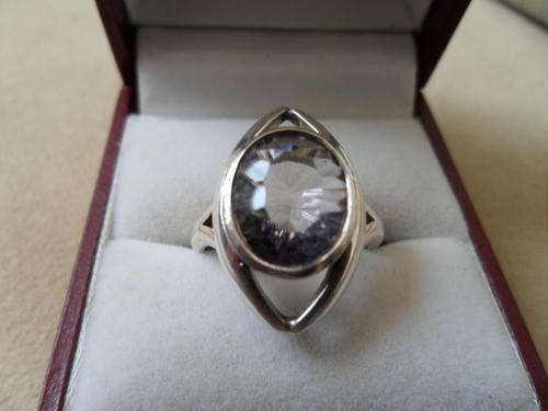 Stunning Amythyst Set In Sterling Silver.