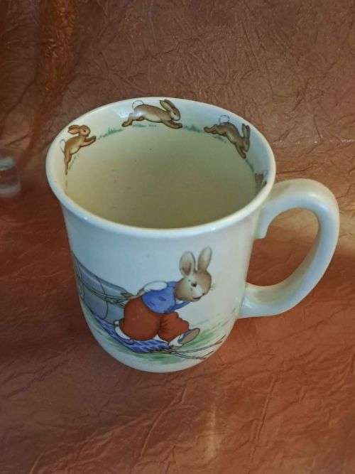Vintage Royal Doulton  Bunnykins Mug - circa 1940 signed Barbara Vernon