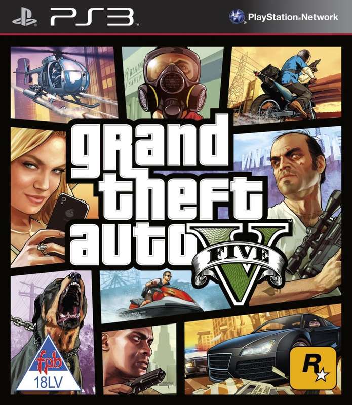 GTA V - PS3 Grand Theft Auto V (Pre -Owned)