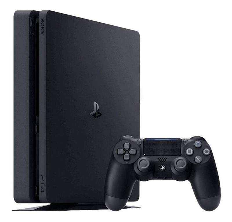 PS4 500GB Slimline, OFW 11.00, All cables, Controller (Console)