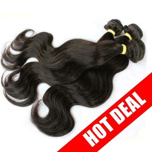2 PACKS FOR THE PRICE OF 1, 10"-26" 100%GuaranteedTop Quality Brazilian Virgin Remy Human Hair Weave