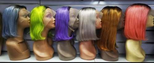 Peruvian lace frontal Hair Wig t-part Straight 12 inch chose your colour. 12A