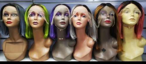 Peruvian lace frontal Hair Wig t-part Straight 12 inch chose your colour. 12A