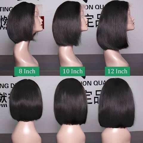 Lace Frontal 13x1 Brazilian Hair Wig tpart Bob 12inch