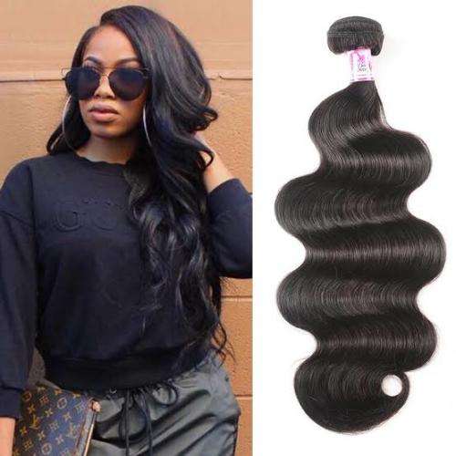24 inch Peruvian Hair bundle per 1 bundle body wave. Grade 12A