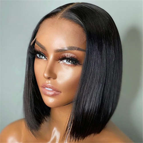 Peruvian Hair Wig 12inch with 4x4 closure. Grade 12
