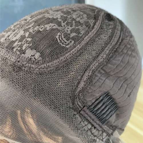 Lace Frontal 13x1 Peruvian Hair Wig Straight 12inch black  T-part. 12A