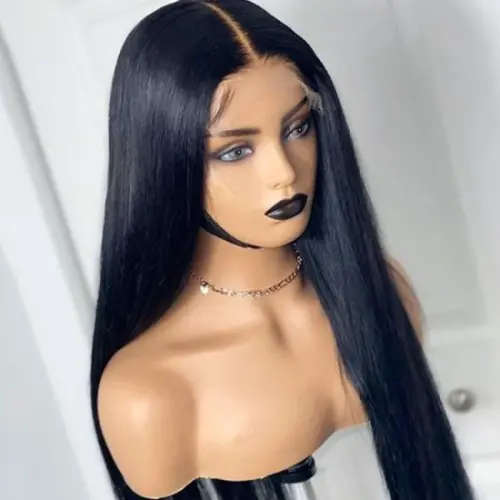 Peruvian Hair Wig with 4x4 3 way lace closure 16 inch. 12A
