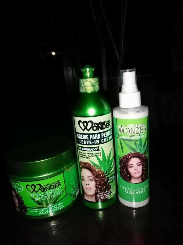 Wonder Professional Hair Products kit, Aloe Vera Hair Mask, Leave in Cream and  Hair Spray