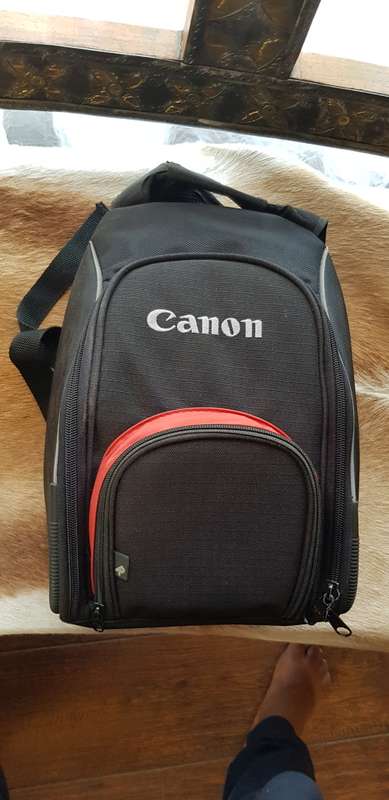 Canon Red & Black Camera Bag