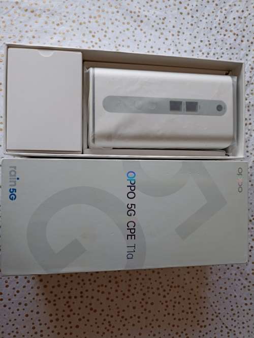 OPPO - CPE T1A - 5G ROUTER - WORKS WITH RAIN SIMCARD - NEW OPENED BOX