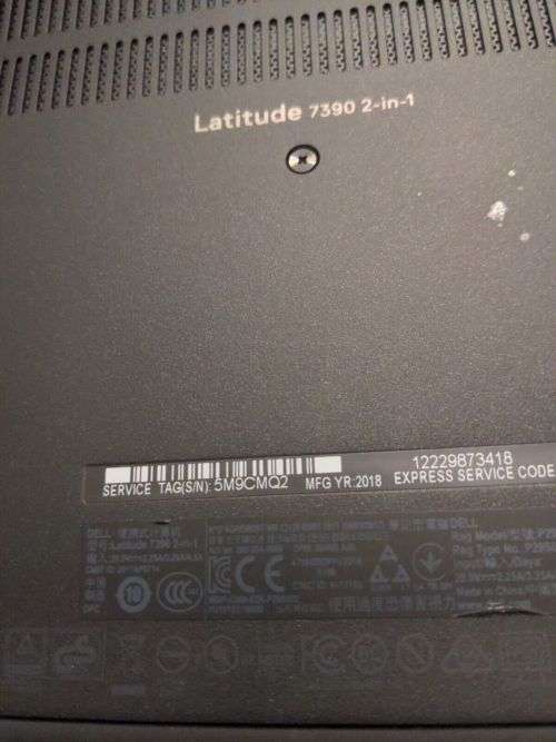 Dell Latitude - 7390 - 2 in 1 - Touch Screen - i5 8th Gen - 8GB Ram - 512SSD - Excellent Condition
