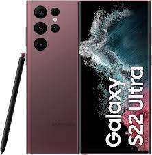Samsung Galaxy S22 Ultra 5G 128GB All Networks Burgundy With Extras