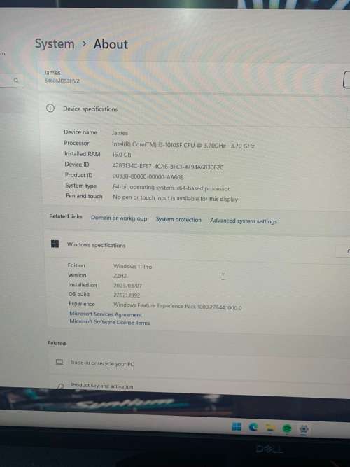 Intel Core i3 10105 16GB RAM SSD GEFORCE GTX1650 4GB 500W Antec Case Computer
