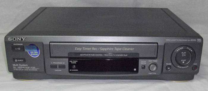 Sony Multi-system Video Cassette Recorder including LP SLV-E10