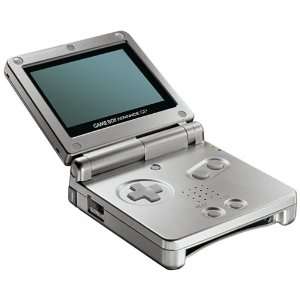 Gameboy Advance SP Silver + 4 games + Charger
