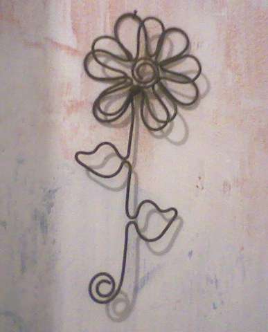 Rustic Wire Designer Flowers for Decoration
