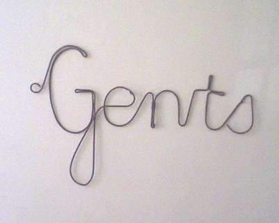 Rustic Wire Words