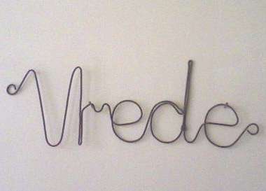 Rustic Wire Words
