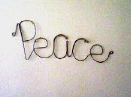 Rustic Wire Words