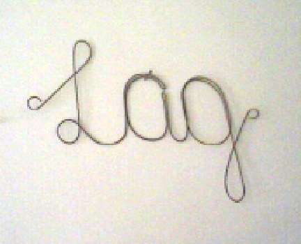 Rustic Wire Words