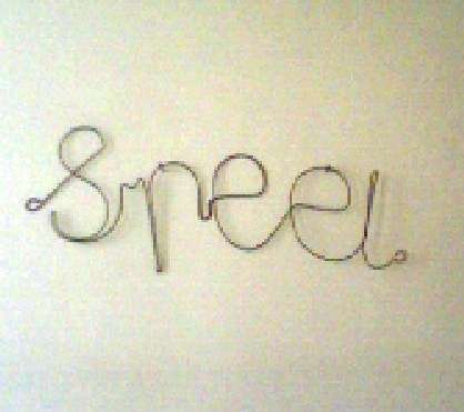 Rustic Wire Words