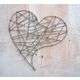 Rustic Wire Designer Heart for Decoration