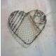 Rustic Wire Designer Heart for Decoration