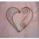 Rustic Wire Designer Heart for Decoration