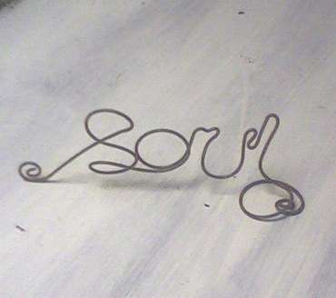 NEW! NEW! Standing words! Funky decoration to move around!