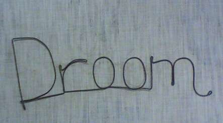Rustic Wire Words