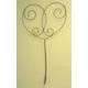 Large heart hook with curly detail - lovely addition to your garden wall - hang your water pitcher!
