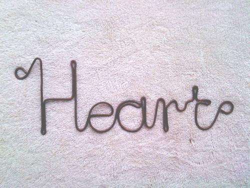 Rustic Wire Words