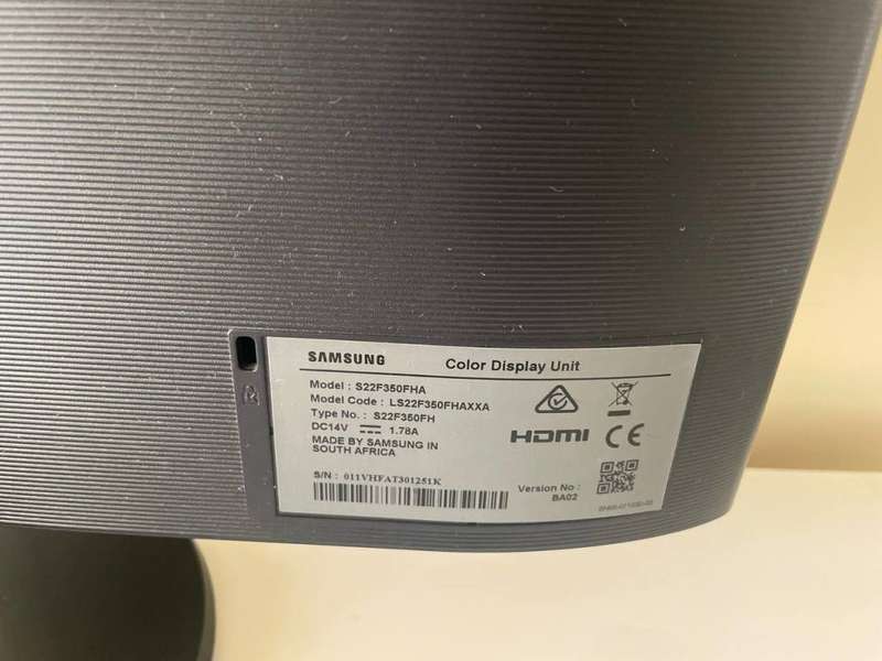 Samsung S22F350FHA Full HD Monitor