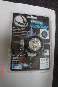 7 LED HEAD LAMP (WATER RESISTANT)