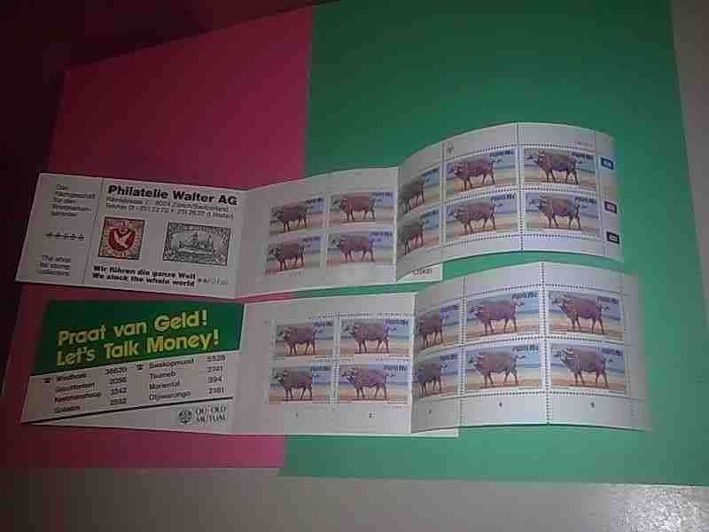 ## 2 Scarse SWA Mini-Stamp -Booklets // 10 stamps each ## Mint condition