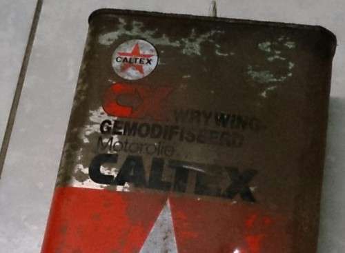 Old Caltex CX Gemodifiseerde Motorolie 5l Still Sealed!
