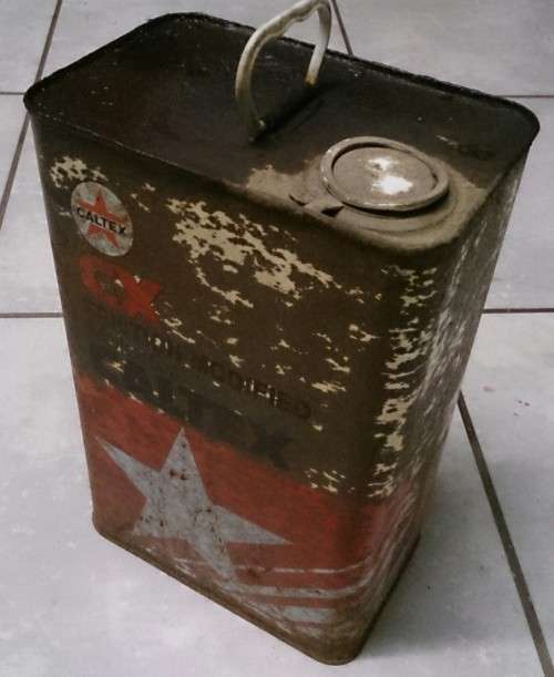 Old Caltex CX Gemodifiseerde Motorolie 5l Still Sealed!