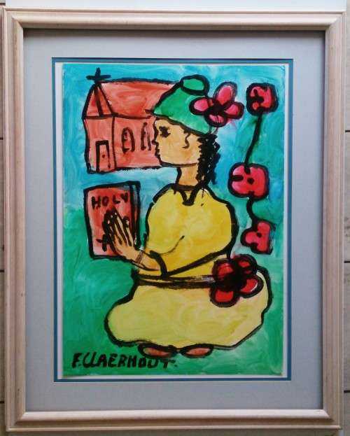 Massive Frans Claerhout Oil On Board, Signed and dated 1996 - Verified by Keith Johns Gallery!