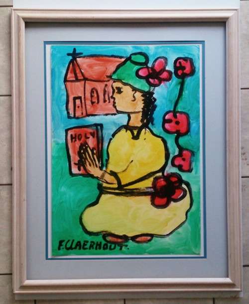 Massive Frans Claerhout Oil On Board, Signed and dated 1996 - Verified by Keith Johns Gallery!