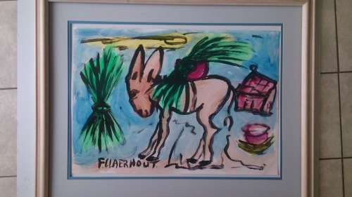 Massive Frans Claerhout Acrylic On Board, Signed and dated 2000 - Verified by Keith Johns Gallery