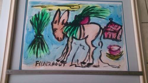 Massive Frans Claerhout Acrylic On Board, Signed and dated 2000 - Verified by Keith Johns Gallery
