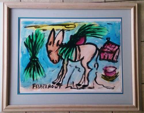 Massive Frans Claerhout Acrylic On Board, Signed and dated 2000 - Verified by Keith Johns Gallery