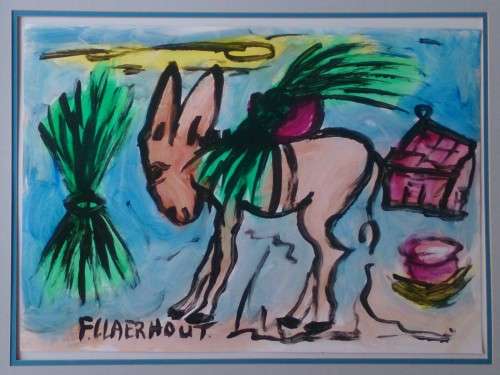 Massive Frans Claerhout Acrylic On Board, Signed and dated 2000 - Verified by Keith Johns Gallery