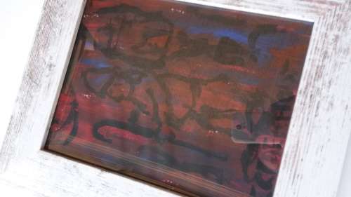 Frans Claerhout - Shepherd - Acrylic on paper - Signed on back