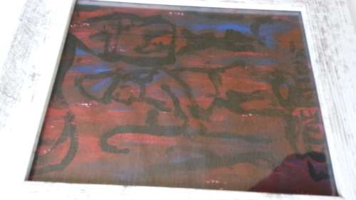 Frans Claerhout - Shepherd - Acrylic on paper - Signed on back