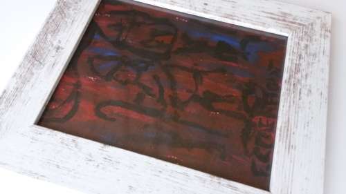 Frans Claerhout - Shepherd - Acrylic on paper - Signed on back