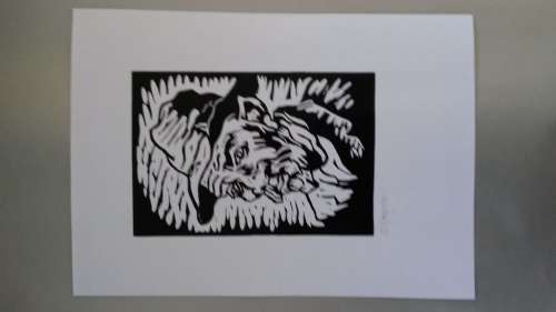 Gregoire Boonzaier Litho Print - Old Man - Signed in pencil