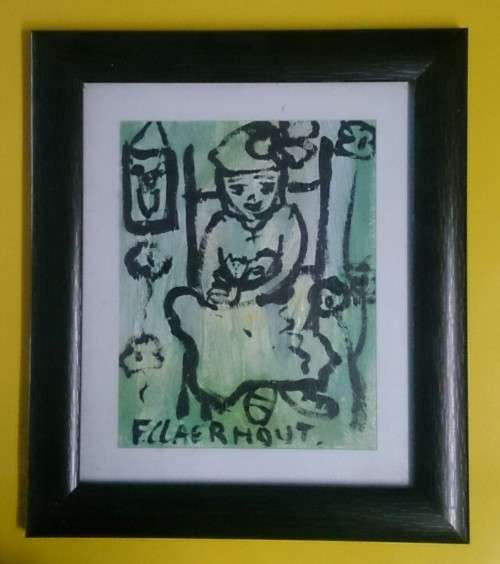 FRANS CLAERHOUT OIL & ACRYLIC - FRAMED - SIGNED & DATED!!!! EXCELLENT INVESTMENT ART!!!!